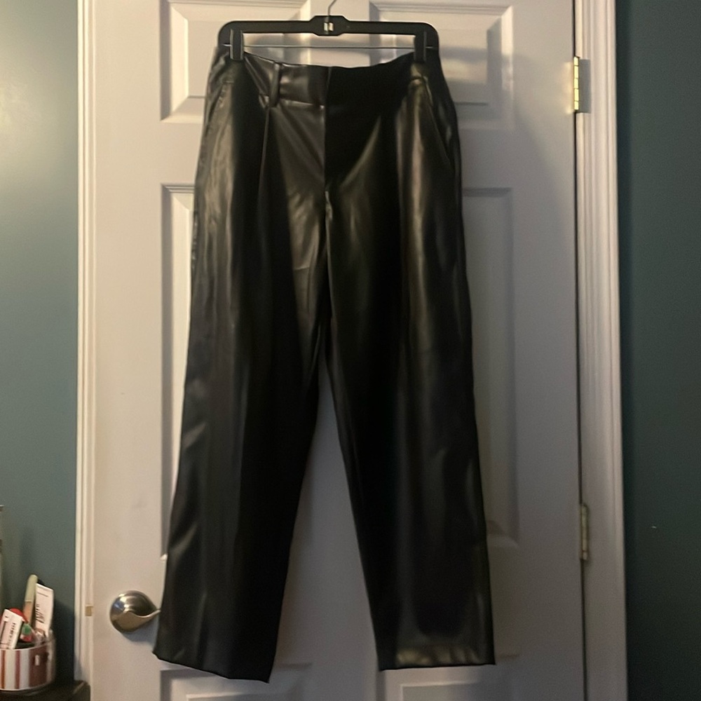 Like New Faux Leather Pants